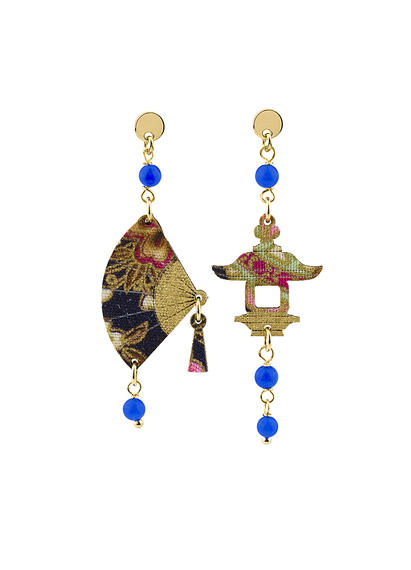 blue-mini-brass-fan-earrings
